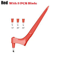 Cuchillo De Artesanía Con Regla Triangular Y Hoja Giratoria De 360 Grados Herramienta Para Manualidades En Papel Acero Inoxidable - details 11