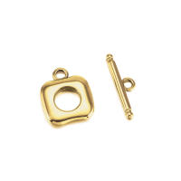 5pcs Hebilla De Acero Inoxidable Para Pulsera De Cuero Y Silicona Hebilla De Cadena Para DIY Joyería Calottes Crimps Clasp - details 12