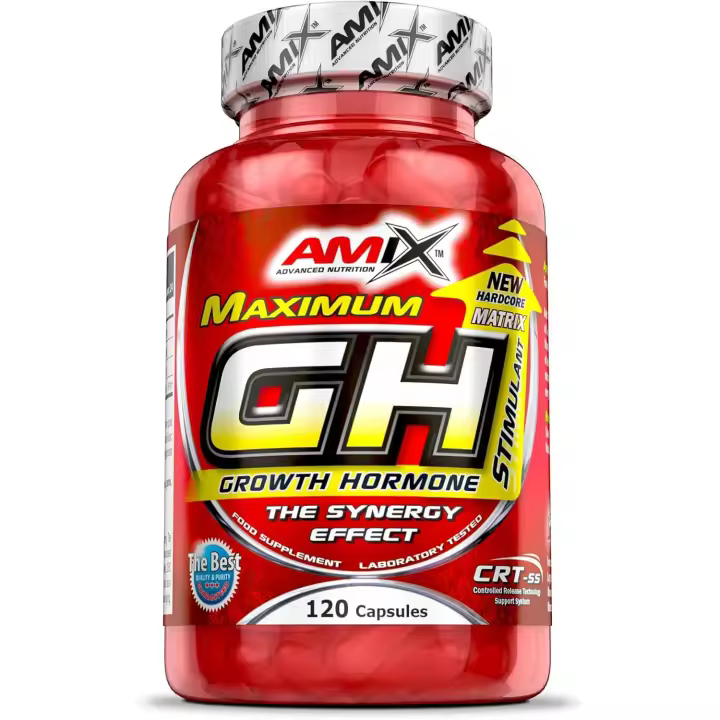 Amix Nutrition Suplemento Deportivo GH Maximum - Liberación de GH - Desarrollo Muscular - 1