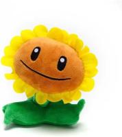 Peluche de girasol de simulación de 20 cm, almohada de girasol, muñeco de peluche con forma de planta, regalo de cumpleaños para niños - details 2