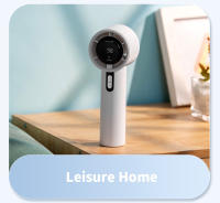 Ventilador de mano portátil para exteriores, potente dispositivo de 2024 velocidades con Pantalla Led, Batería recargable de 100 mAh, Personal, novedad de 3000 - details 36
