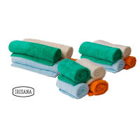 Irisana - Toalla de Baño de Microfibra - Azul - 120 x 80 cm - Tacto Suave y Delicado - No Suelta Pelusas - Ligera y Resistente - Gran Capacidad Secado - details 2