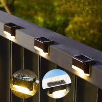Lámparas Solares LED Para Jardín 4/8/12/16pcs Luz De Escalera Impermeable Decoración De Patio Iluminación Exterior De Pared - details 2