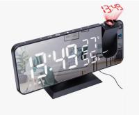 Despertador de Proyección LED with FM Radio y Alarma Dual - Brillo Ajustable - Diseño Práctico - details 1