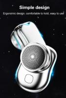 Afeitadora Eléctrica Para Hombres Tamaño De Bolsillo Lavable Recargable Inalámbrica Trimmer Cuchilla Rastreable Viaje Afeitadora Portátil Para Rostro Y Barba - details 3