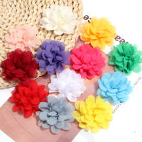 10pcs Flores De Tela De Encaje De Cachemira 5cm Colores Variados Para Decoración De Casamiento Fiesta Hogar Wreath De Flores Y Álbum De Recortes DIY - details 2