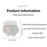 Peine Para Mascotas Grande Peine De Caracol Para Perros Y Gatos Eliminador De Pelo Y Pulgas Peine De Belleza Para Cabello Corto Material De Madera - details 5