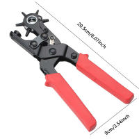 1pc Herramienta De Perforación De Cuero Multifuncional Herramienta De Perforación De Cinturón De Acero Herramienta De Manualidades - details 4