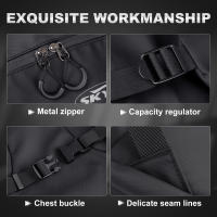 Mochila Para Motociclista Impermeable Con Estriado Reflector Bolsa De Almacenamiento De Casco De Motocicleta Para Salidas Y Carreras - details 2