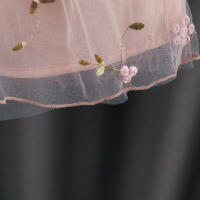 Vestido De Princesa Para Bebé Niña Verano Con Encaje Floral Vestido Corto Para Fiesta De Cumpleaños Ropa De Niña - details 6