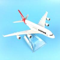 Modelo De Avión En Miniatura Airbus A380 Spirit of Australia Qantas 1/400 Escala Aleación De Metal 16cm Decoración Regalo Para Niños Colección - details 2