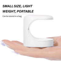 LULAA Mini Lámpara UV Para Uñas Secado Rápido De Gel Portátil Para Arte De Uñas Lámpara LED Para Manicura Y Pedicura Certificación CE Material ABS Peso 60g - details 4