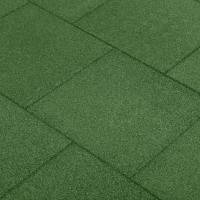vidaXL 12x Losetas Goma Protección Caídas 50x50x3cm Esterillas Seguridad Color Negro,  Gris,  Verde y mas - details 2