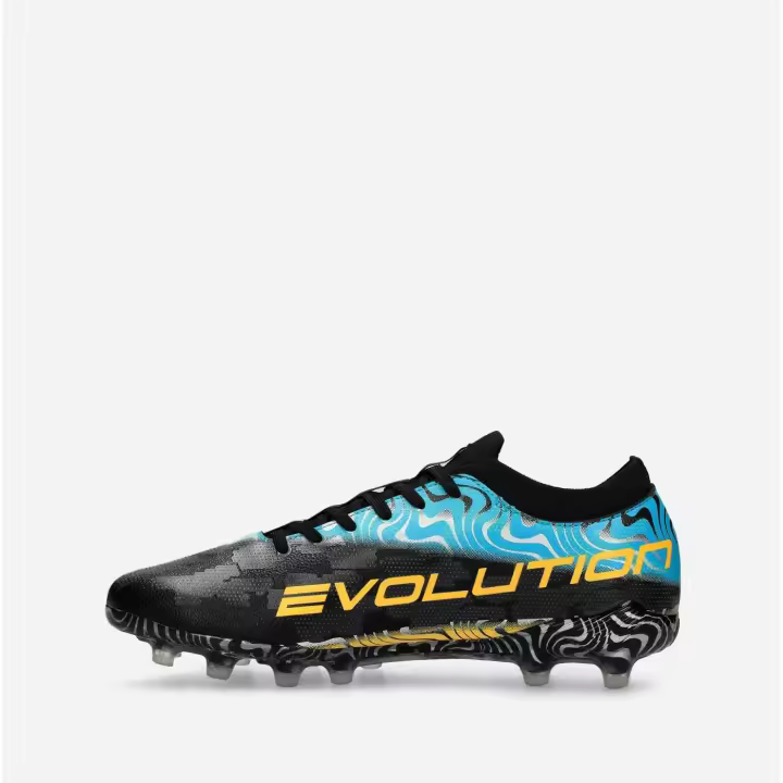 JOMA BOTAS FUTBOL EVOLUTION CUP 2401BLACK GOLD FIRM COLOR NEGRO CON VERDE - 1