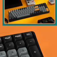 Teclado Mecánico Aigo GD101 100 Teclas Con Cable USB Y Conexión Inalámbrica 2.4 Para Juego Y Oficina Compatible Con PC Y Laptop - details 7