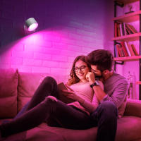 Lámpara De Pared LED Moderna RGB Con Batería USB 2000mA Control Táctil 3 Modos De Brillo Y Rotación Libre De 360 Grados Para Cocina Dormitorio Foyer Estudio Baño - details 13