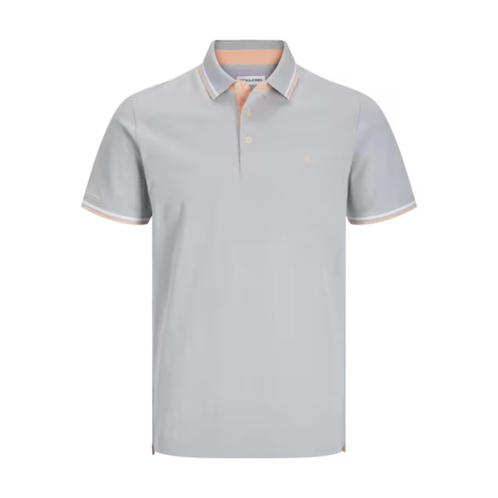 Jack & Jones Paulos Polo Manga Corta Color Gris Verdoso - Elástico Y Suave - 1