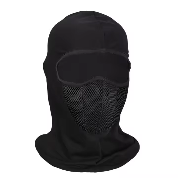 Máscara De Balaclava Completa Transpirable Para Motocicleta Ciclismo Motocross Protección Total Del Cuello Y Cara Para Conductores - 1