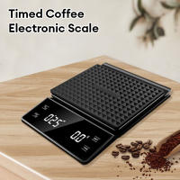Báscula De Café Precisión Alta 3kg/0.1g Con Pantalla LCD Retroiluminada Y Timer Accesorios De Cocina Digital ABS+Silicona - details 6