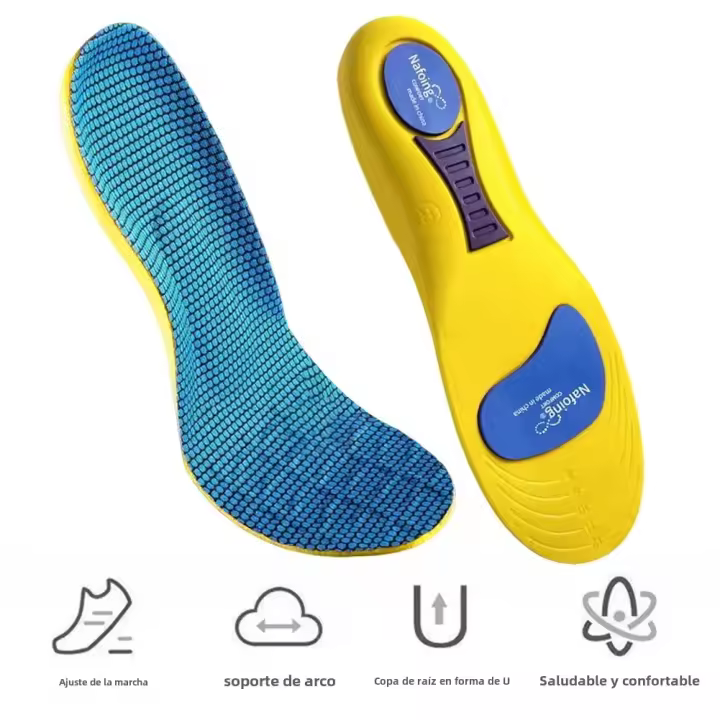 Almohadillas De Running Absorbentes De Choque Transpirables Desodorantes Para Hombres Y Mujeres Inmunitarias Orthopédicas Para Zapatos - 1