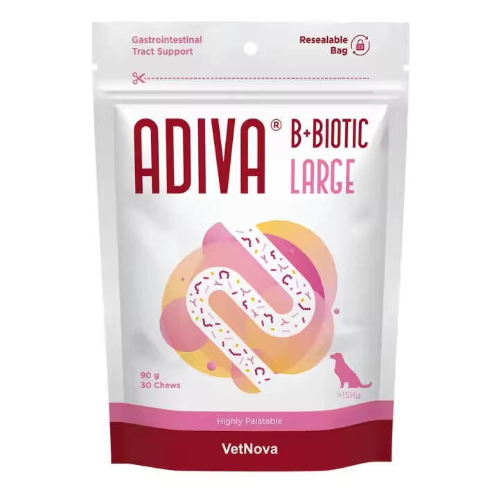 ADIVA B-BIOTIC LARGE 30 chews suplemento digestivo para perros Vetnova - 1