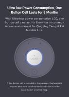 Sensor De Temperatura Y Humedad Qingping Para Xiaomi Monitor De Humedad Electrónico LCD Con Registro Automático De Datos Compatible Con Mi Home - details 7