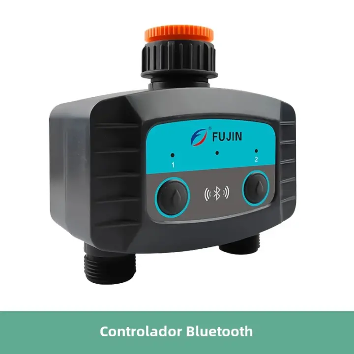 Válvula De Solenoide Inteligente FUJIN Para Riego De Jardín Con Timer Bluetooth WiFi 2-Maneras Control Remoto Por Teléfono Móvil Material Plástico - 1