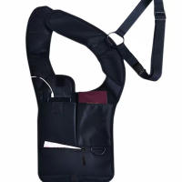 Bolsa De Cintura Oculta Para Hombre Estilo Neutro Con Soporte Para Auriculares Y Móvil Funda Táctica Para Deportes Y Viajes - details 5