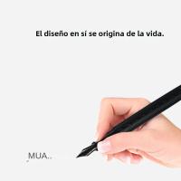 Pluma De Tinta De Acero Titánico Con Nib Negro 0.5mm Recargable Textura De Árbol Pluma De Samurai Escribir Suministros - details 3