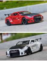 Nissan GTR R34 R35 Skyline Ares Coche De Deportes De Aleación Modelo De Metal Diecast Con Sonido Y Luz Regalo Para Niños Escala 1:24 - details 11
