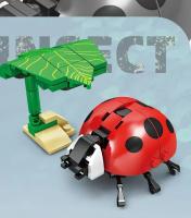 Nuevos Creativos Serie De Insectos Bloques De Construcción De Mariposa Colección De Modelos Biológicos De Beetle Mantis Decoración Juguetes Para Niños Y Adultos - details 16