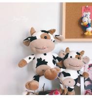 Muñeco De Peluche De Vaca Lindo Juguete De Algodón Para Regalo Para Novia Y Niños Suave Almohada De Peluche Animal Estuffed Patung Dolls - details 8