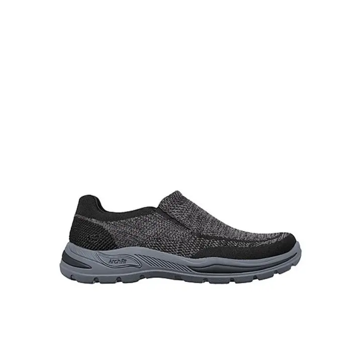 SKECHERS 204495_BLK Zapatillas deportivas de hombre negras en textil 79592 - 1