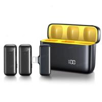 Micrófono Lavalier Inalámbrico Con Estuche De Carga Portátil Para Audio Y Video Grabación Compatible Con iPhone Android Notebook Ideal Para Gaming En Vivo - details 11