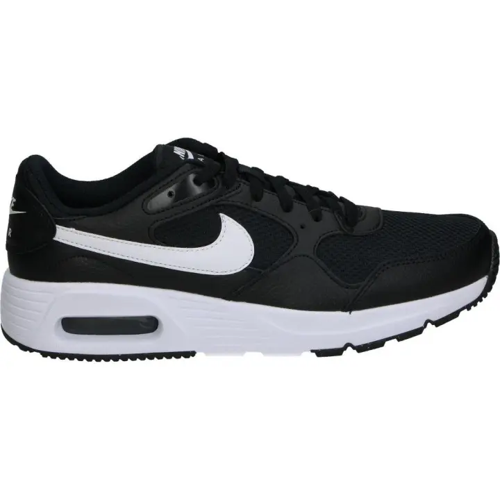 NIKE | Zapatilla Nike Air Max 270 React para Hombre – Deportiva Baja en Color Negro y Detalles Blancos – Sneaker con Cordones – Estilo Casual – Versátiles – Cómodas – Ligeras – Modelo CW4555-002 - 1