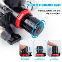 AFC2000 Regulador De Presión De Aire Para Compresor Separador De Aceite Y Agua Elemento Filtro De Cobre Con Atomizador Lubricante - details 6