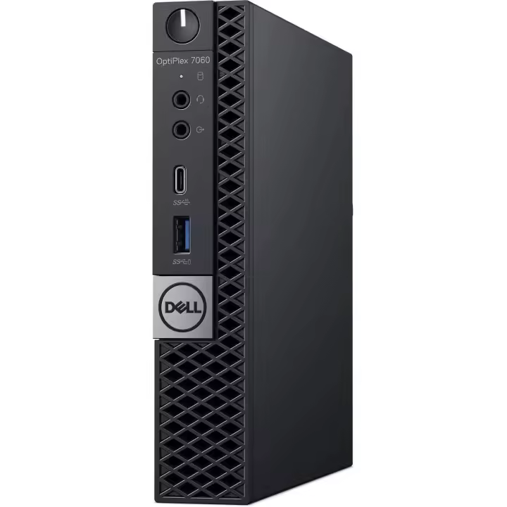 DELL Optiplex 7060 Micro, Intel Core i5-8500T,  8 GB RAM, 256 Gb M2 Sata SSD, Windows 11 pro - 1