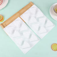 Molde De Silicona En Forma De Queso Con 8 Cavity Para Pastelería Herramienta De Cocina Antideslizante Para Hornear Y Postres - details 1