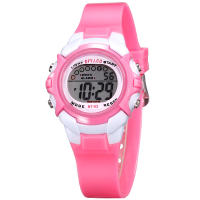 Reloj Digital Para Niños Resistente Al Agua Con Correa De Silicona Deportiva Pantalla LED De 7 Colores Regalo Para Estudiantes Para Niñas Y Niños Entre 3 Y 10 Años - details 10
