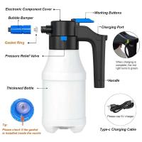 1.5L DIY Electrospayador De Espuma Recargable USB Con Bomba De Espuma Para Lavado Automático Herramienta De Limpieza Accesorios De Automóvil - details 5