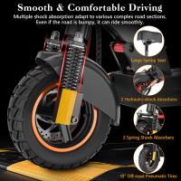 IENYRID 4PRO S+ MAX Patinete Scooter Eléctrico Plegable Motor de 800W, Velocidad Máxima de 45 km/h, Batería de 48V 20Ah, Neumáticos Neumáticos Off-road de 10', Sistema de Doble Freno, Sistema de Frenado Antibloqueo E-ABS, Apto para Uso Exterior - details 2