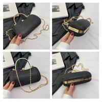 Bolso De Noche Para Mujer Elegante Con Diamantes Y Cadena De Hombro En Forma De Huevo Bolso De Mano Con Cierre Hasp Para Bodas Y Fiestas - details 40