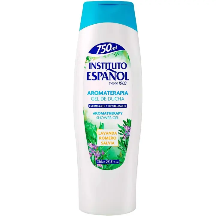 Instituto Español - Gel de Ducha Aromaterapia - Estimulante y Revitalizante - 750 ML - 1