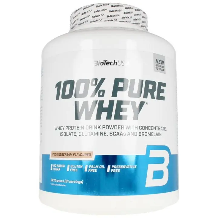 Biotech Usa 100% Pure Whey Cookies & Cream 2270G - 1