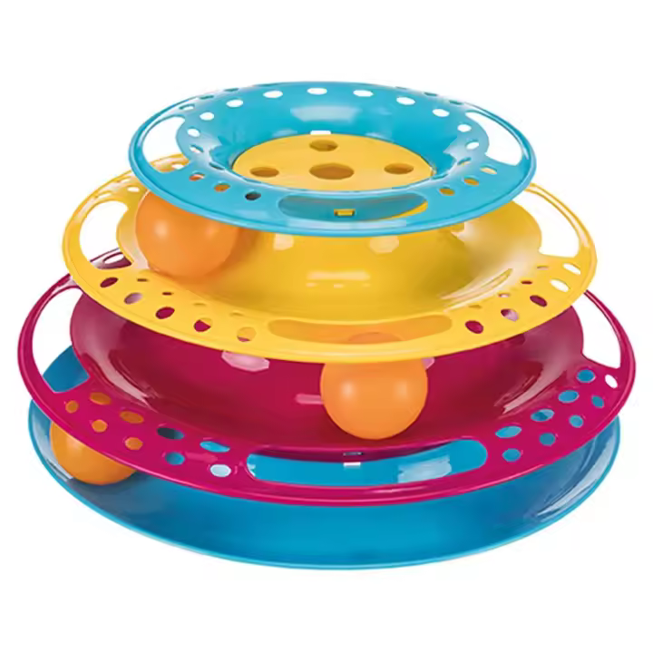 Artículos mascotas Juguetes y juegos Trixie Pelota Plate Multicolor - 1