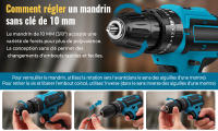 28V Cordless Impact Drill High Power Rechargeable Electric Screwdriver Electric Hammer Drill Power Tools With 2 batteries - details 11