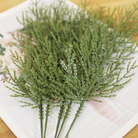 10Pcs Ramas De Pino Navideñas Artificiales Verdes Con Nieve Para Decoración De Navidad Árboles De Navidad Correas De Navidad Regalos De Año Nuevo Plantas Falsas Para Bodas Y Hogar - details 5