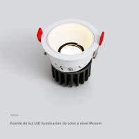 Spotlight LED COB Antigolpeante Redonda 10W Tamaño De Agujero 8cm Para Iluminación Interior De Dormitorio Sala De Estar Pasillo - details 5