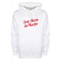 BCC Sudadera con capucha negra o blanca Real Hasta la Muerte Anuel Impresion Premium 50% algodón 50% poliéster 300 grs Unisex - details 1