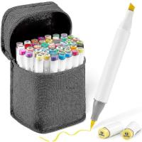 48-Pack Ohuhu Double-Tipped Alcohol Brush Markers - details 3